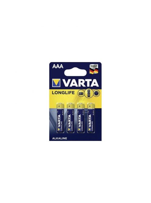 Elem AAA mikro LR03 Longlife 4 db/csomag, Varta 