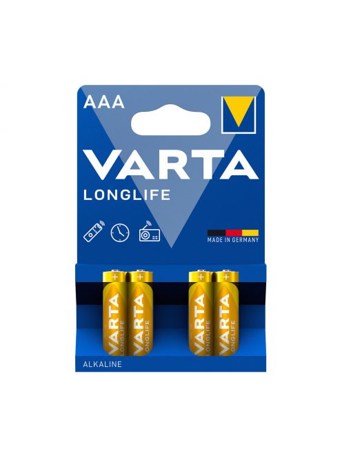 Elem AAA mikro LR03 Longlife 4 db/csomag, Varta 