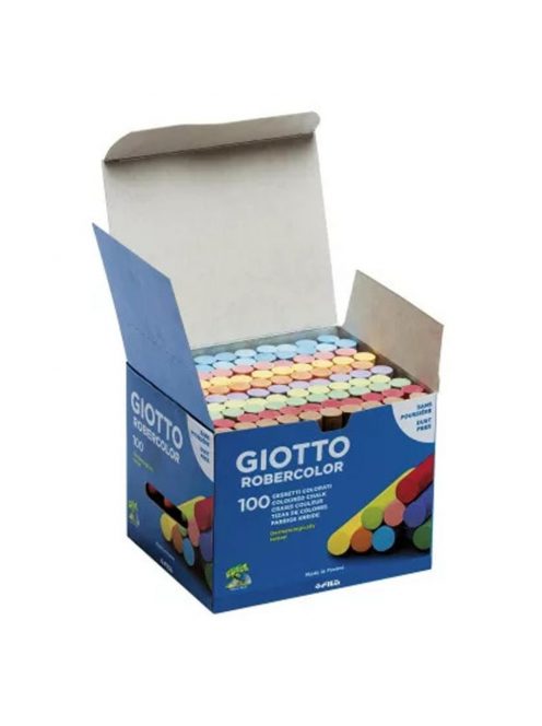 Táblakréta kerek pormentes Giotto RoberColor 100 db/doboz, vegyes színek