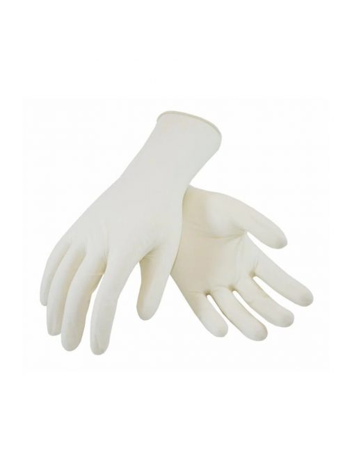 Gumikesztyű latex púderes S 100 db/doboz, GMT Super Gloves fehér