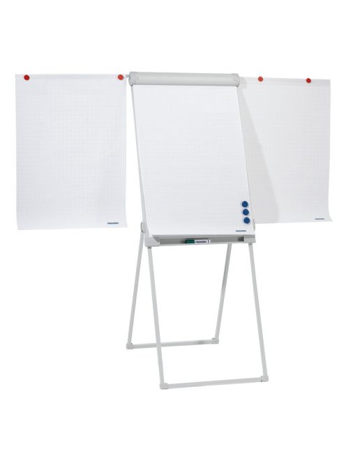 Flipchart tábla 67x95cm, mágneses, 2 db segédkarral, Proline Franken