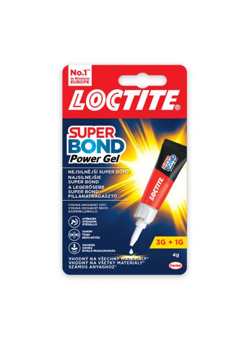 Pillanatragasztó 4g Loctite Super Bond Power Gél