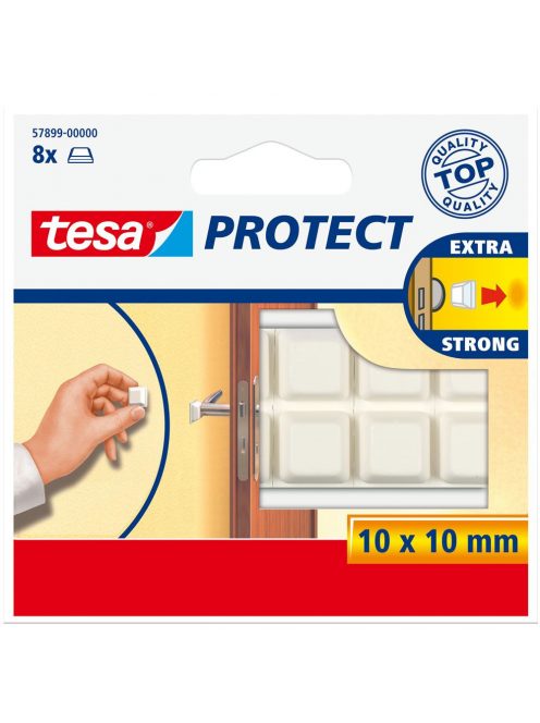 Védőütköző 10x10mm 8 db/csomag, Tesa fehér