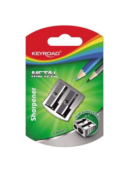 Hegyező 2 lyukú fém Keyroad Metal 