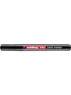 Lakkmarker 1-2mm, kerek Edding 791 fekete 