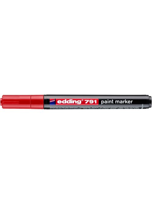 Lakkmarker 1-2mm, kerek Edding 791 piros 