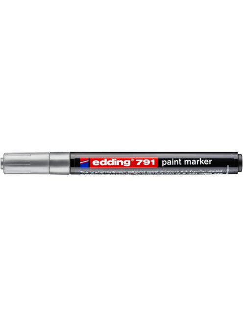 Lakkmarker 1-2mm, kerek Edding 791 ezüst 