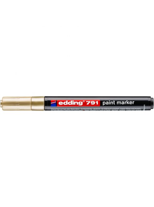 Lakkmarker 1-2mm, kerek Edding 791 arany 