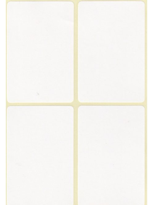 Etikett címke, 45x70mm, 15 lap, 4 címke/lap