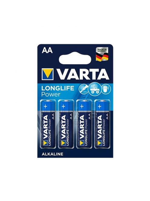 Elem AA ceruza LR06 Longlife Power 4 db/csomag, Varta 