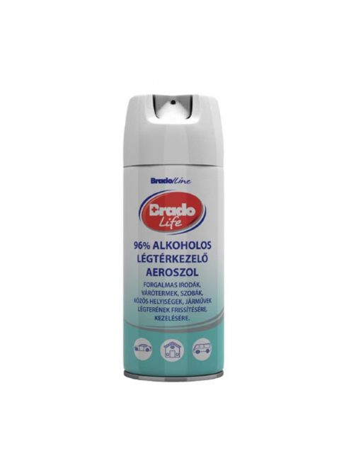 Légtérkezelő aerosol 200 ml 96 % alkoholos BradoLife