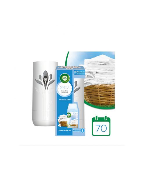 Légfrissítő készülék utántöltővel 250 ml AirWick Freshmatic Frissen mosott ruha