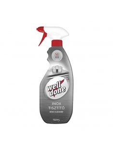 Inox tisztító szórófejes 750 ml Well Done