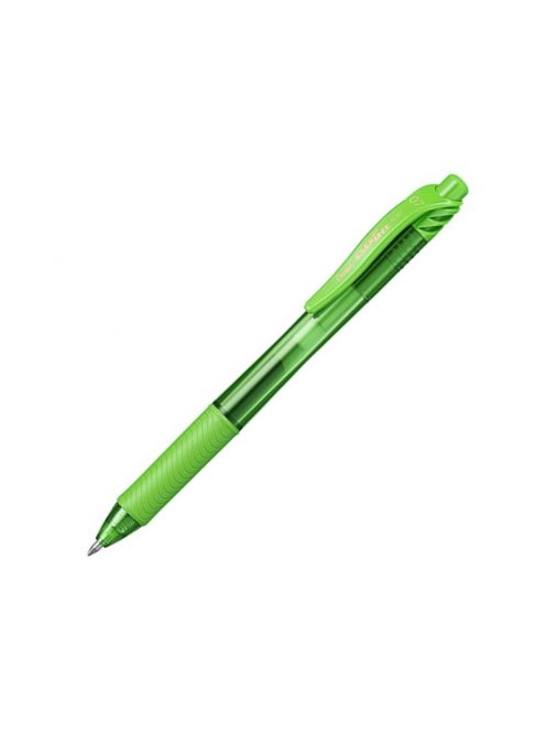 Rollertoll zselés golyóátmérő 0,7 mm, Pentel EnerGelX BL107-KX, írásszín világoszöld