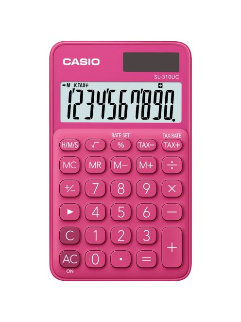 Zsebszámológép 10 digit Casio SL 310 rózsaszín