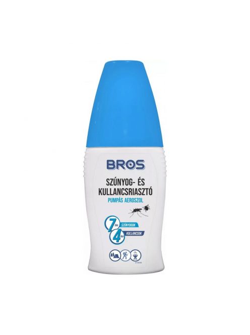 Kullancs- és szúnyogriasztó pumpás 100 ml Bros Plus