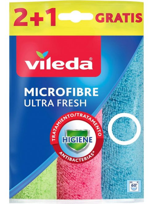 Törlőkendő mikroszálas 3D 3 db/csomag UltraFresh Vileda_F2173V