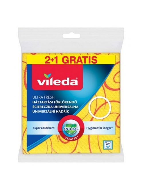 Törlőkendő háztartási 2+1 db/csomag Ultra Fresh Vileda_F2535U