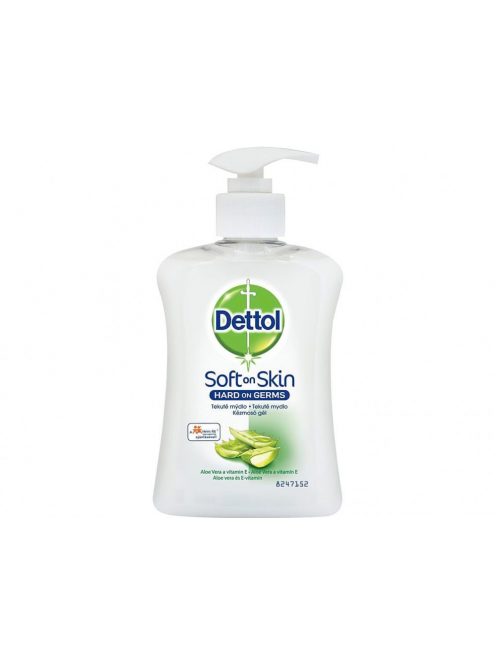 Kézmosó gél pumpás 250 ml Dettol Hidratáló Aloe Vera & Milk Protein