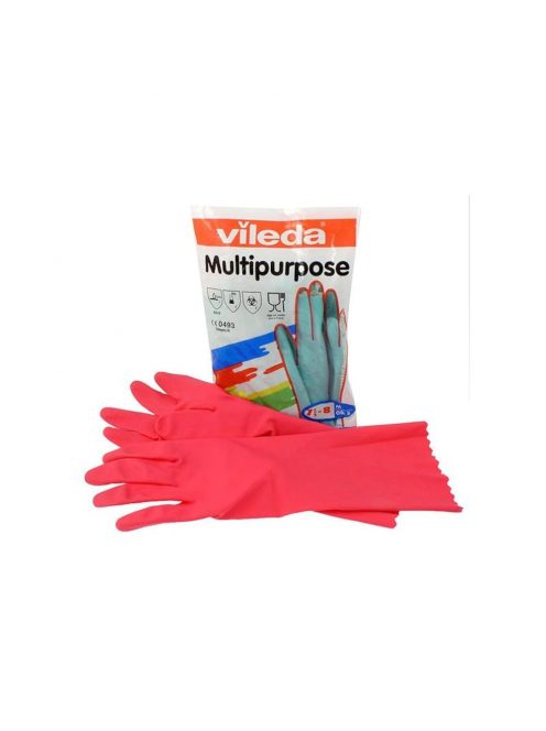 Gumikesztyű L háztartási pár Multipurpose Vileda piros_100154