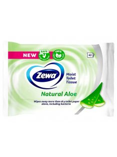 Toalettpapír nedves 42 lap/csomag Zewa Aloe Vera