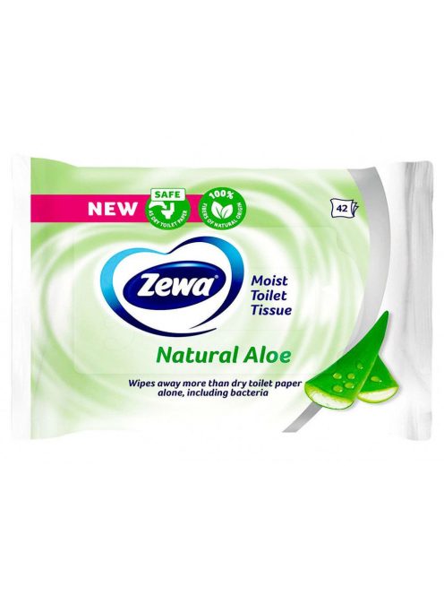 Toalettpapír nedves 42 lap/csomag Zewa Aloe Vera