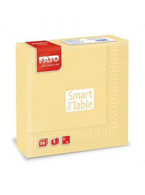 Szalvéta 2 rétegű 33 x 33 cm 50 lap/cs Fato Smart Table pezsgő_82621100