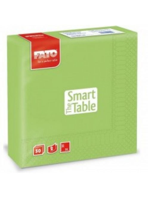 Szalvéta 2 rétegű 33 x 33 cm 50 lap/cs Fato Smart Table zöldalma_82623200