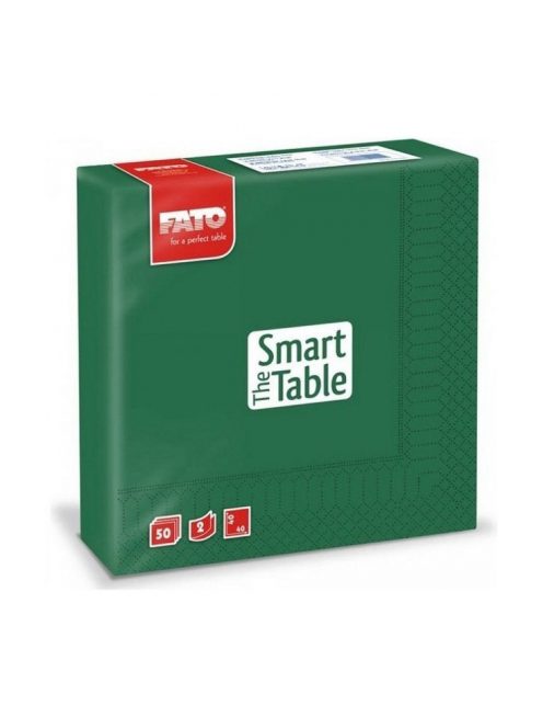 Szalvéta 2 rétegű 33 x 33 cm 50 lap/cs Fato Smart Table erdőzöld_82622300