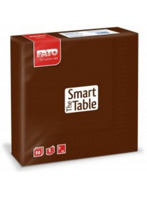 Szalvéta 2 rétegű 33 x 33 cm 50 lap/cs Fato Smart Table csokoládé_82622400