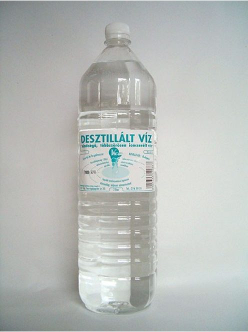 Ioncserélt víz 2 liter