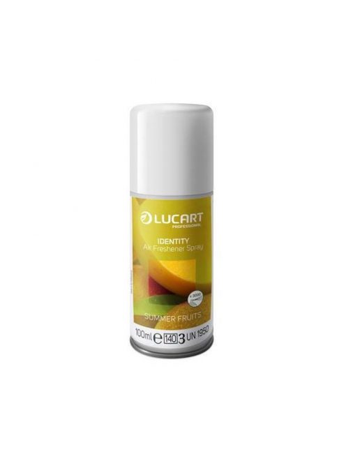 Légfrissítő spray utántöltő 100 ml sárga Summer Fruits Lucart_892367