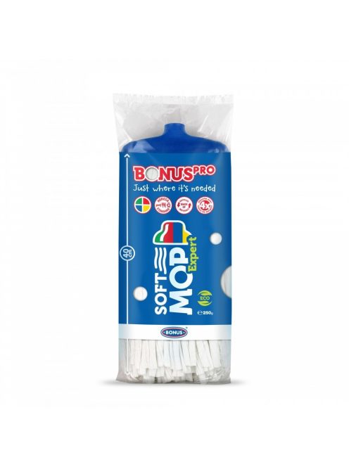 Felmosó fej mop 250 g viszkóz Bonus Pro SoftMop Expert_B979