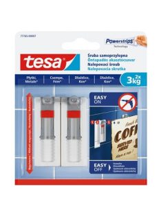   Akasztócsavar öntapadó, állítható, sima felületekhez 3 kg teherbírású 2 darab/bliszter Tesa Powerstrips