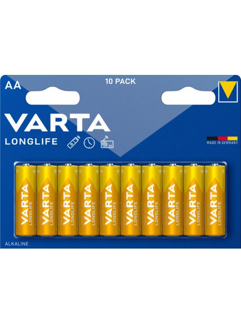 Elem AA ceruza LR06 Longlife 10 db/csomag, Varta