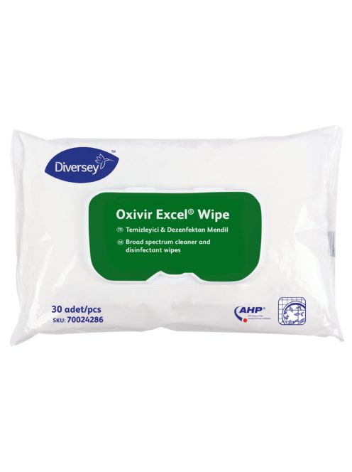 Nedves törlőkendő fertőtlenítő hatással 100 db/csomag Oxivir Excel Wipe