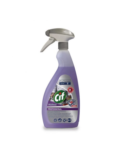 Fertőtlenítő hatású tisztítószer szórófejes 750 ml Cif Pro Safeguard 2in1