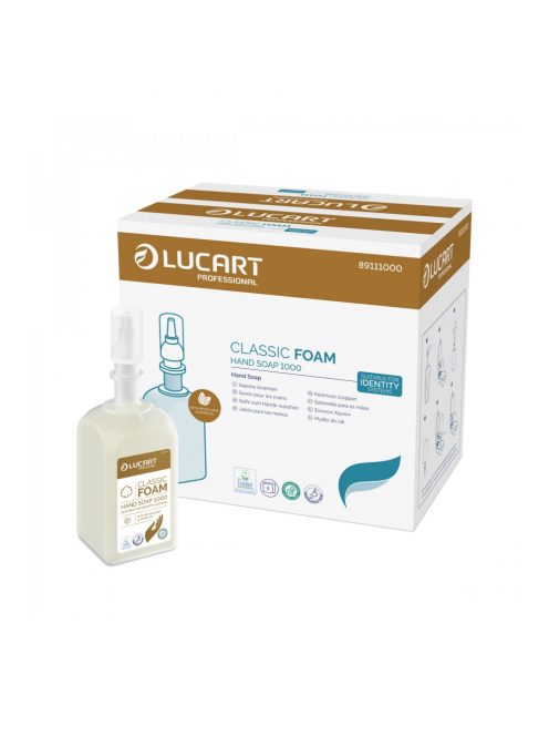 Habszappan utántöltő 1 liter Identity Classic Lucart_89111000