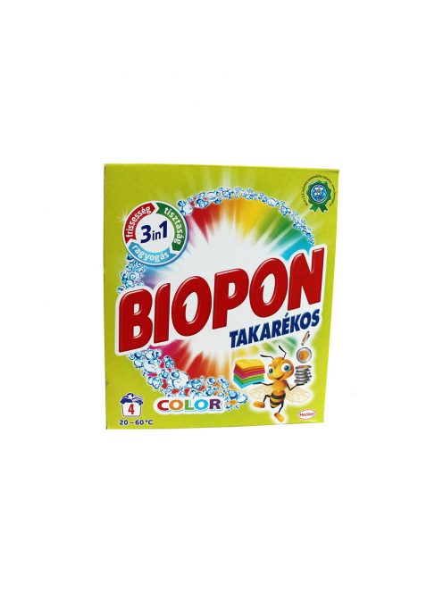 Mosópor 240 g (4 mosás) színes ruhákhoz Biopon Takarékos Color