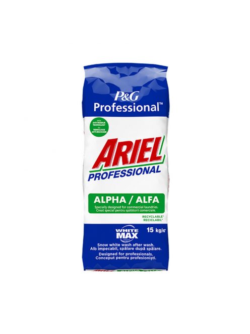 Mosópor 15 kg Ariel Alfa Whitemax