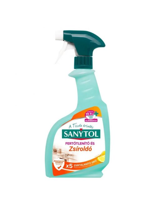 Fertőtlenítő hatású konyhai tisztítószer szórófejes 500 ml Sanytol