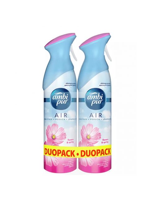 Légfrissítő aerosol 2 x 300 ml duopack Ambi Pur Flower&Spring