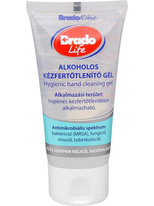 Kéz- és bőrfertőtlenítő gél tubusos 50 ml Bradolife