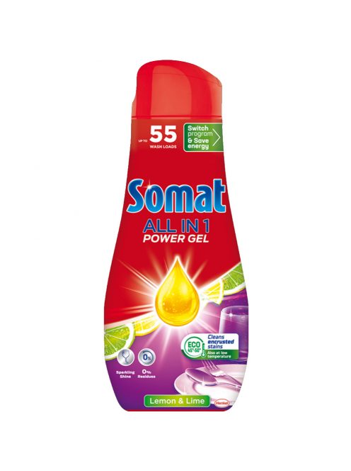 Mosogatógél 990 ml All in One Somat Lemon