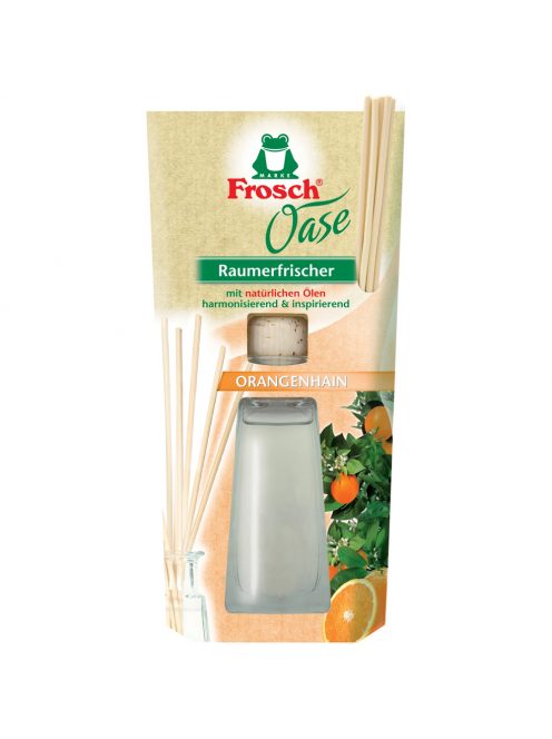 Légfrissítő 90 ml pálcikás Frosch Oase narancs