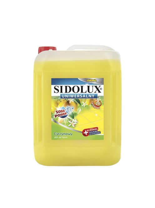 Általános tisztítószer 5 liter Sidolux Universal Soda Power Friss citrom