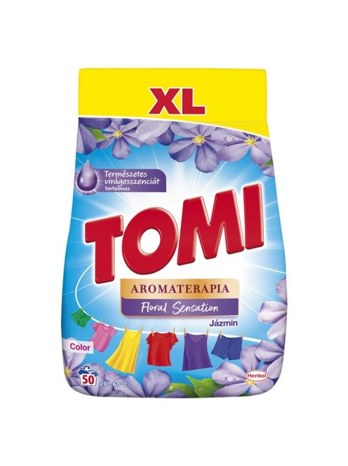 Mosópor 3 kg (50 mosás) színes ruhákhoz Tomi Aromaterápia Jázmin