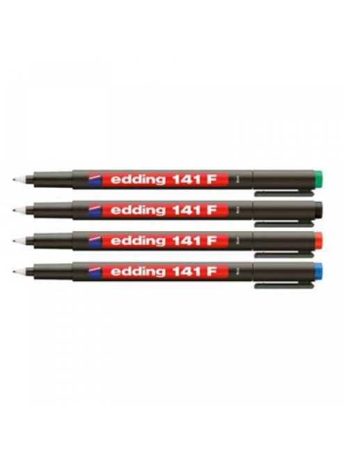 Alkoholos marker 0,6mm, 141F OHP Edding fekete