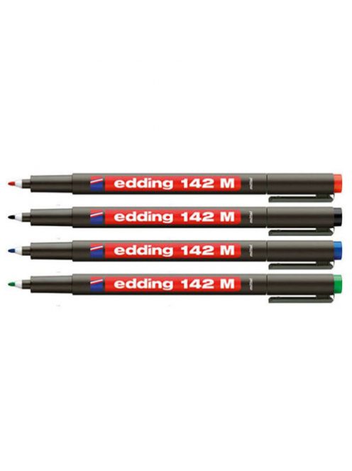 Alkoholos marker 1mm, 142M OHP Edding piros