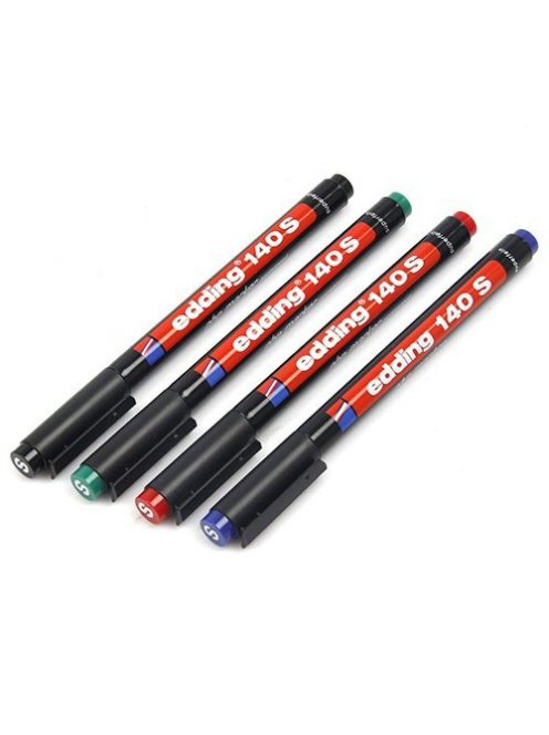 Alkoholos marker 0,3mm, 140S OHP Edding piros